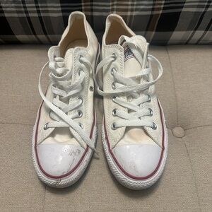 Converse White and Red Sneakers
